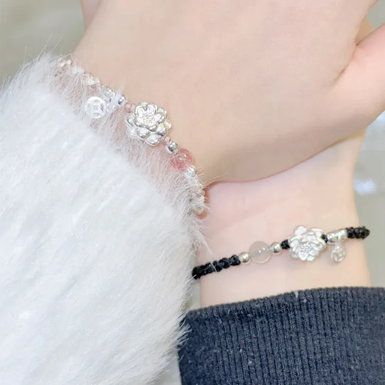 Chongqing Gold Store 999 Fine Silver Bracelets Women's-2