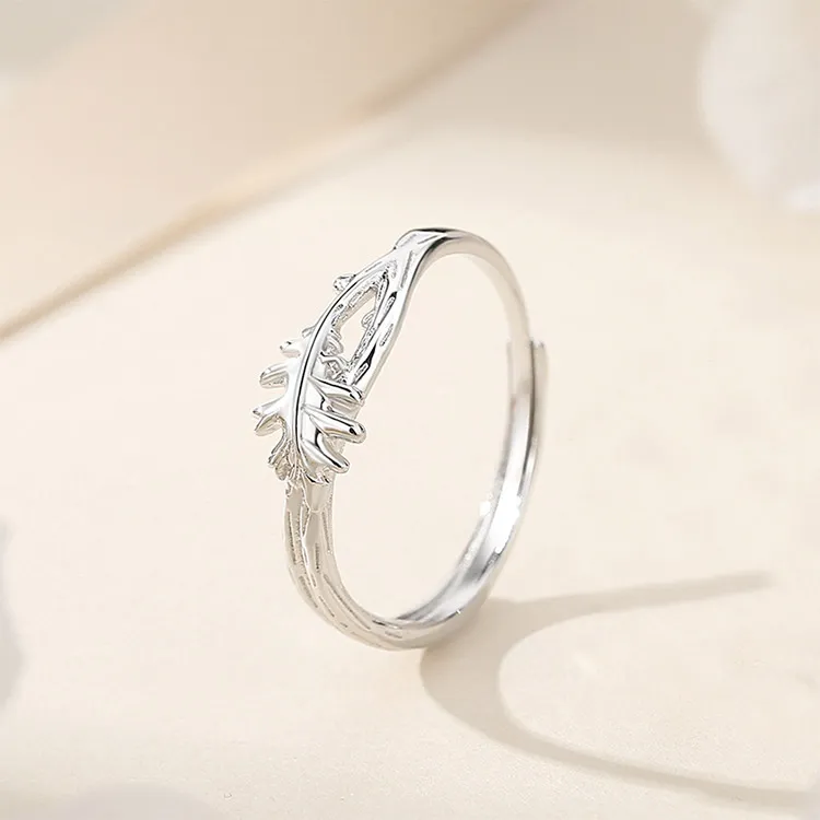 Chongqing Gold Store S925 Silver Rings Unisex-5