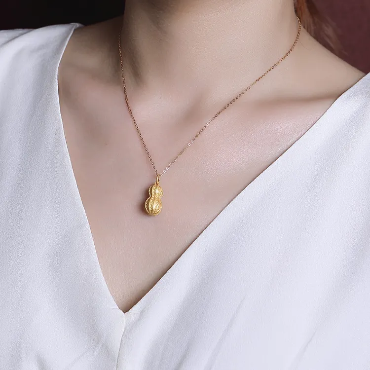 Chongqing Gold Store Chalcedony Necklaces Women's-2