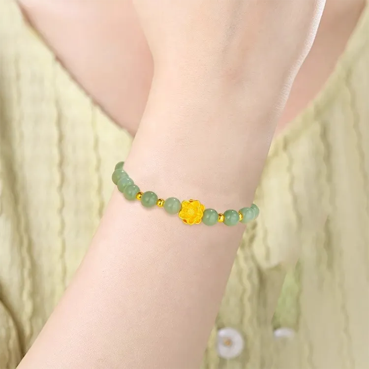 Chongqing Gold Store Colored Glaze Bracelets Women's-3