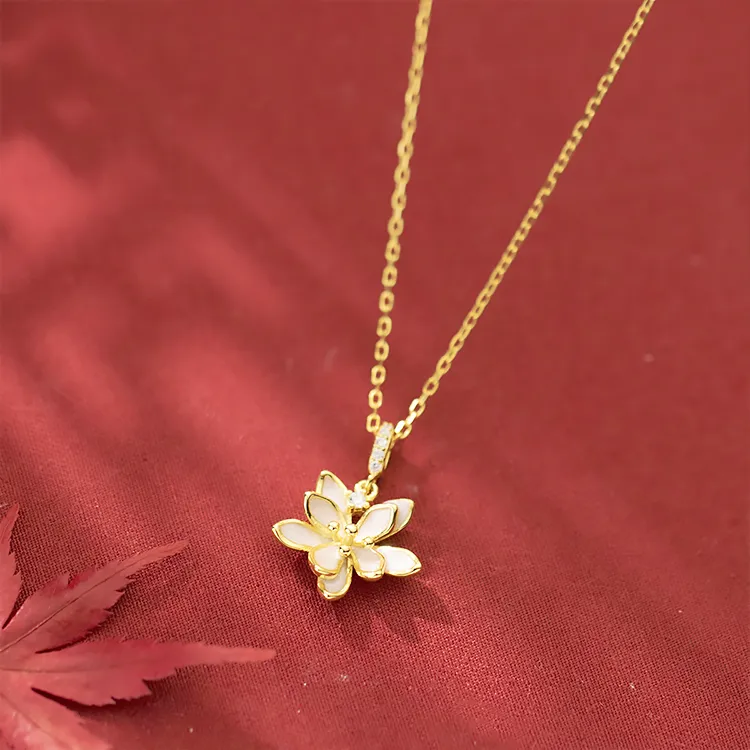 Chongqing Gold Store S925 Silver Necklaces Women's-1