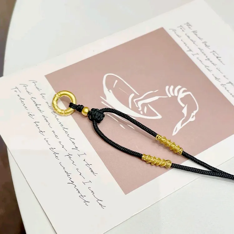 Chongqing Gold Store 999 Fine Silver Necklaces Unisex-2