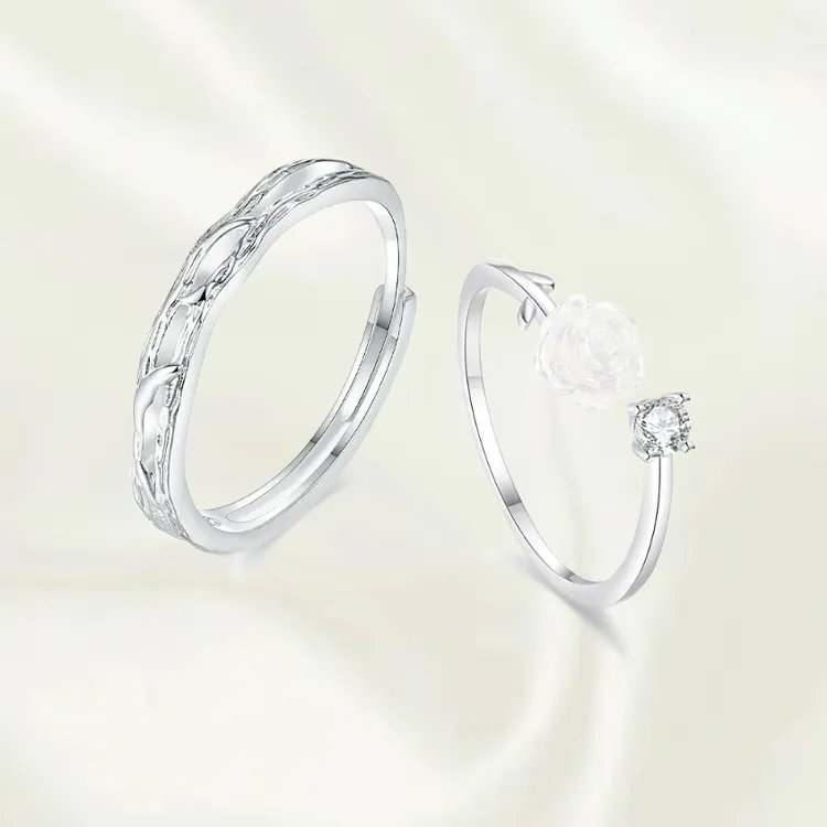 Chongqing Gold Store S925 Silver Rings Unisex-3