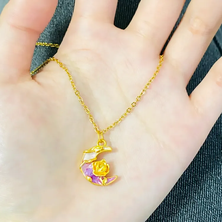 Chongqing Gold Store S 990 Silver Necklaces Women's-4
