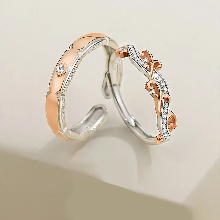 Chongqing Gold Store S925 Silver Rings Unisex-2