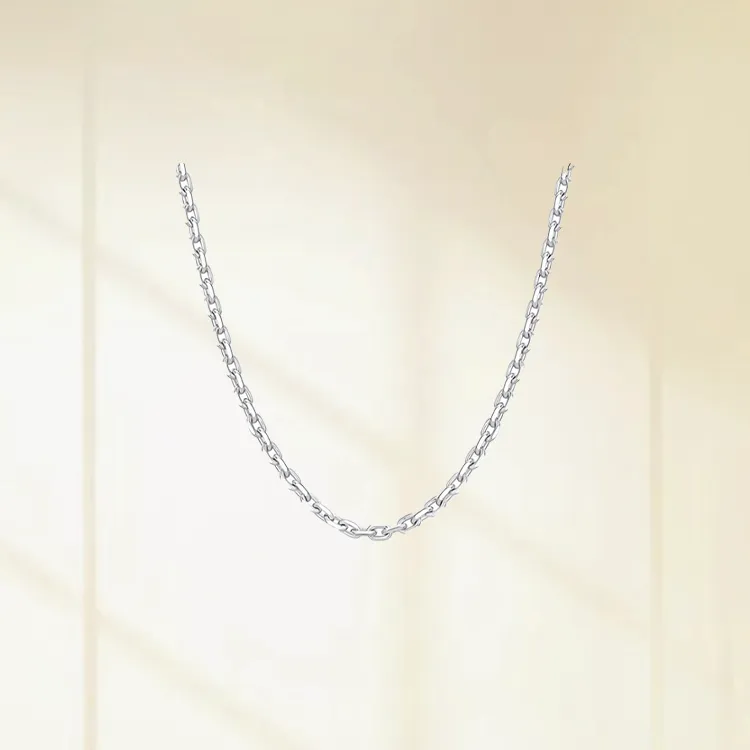 Chongqing Gold Store S925 Silver Necklaces Unisex-4