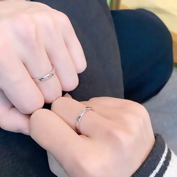 Chongqing Gold Store S999 Fine Silver Rings Unisex-2