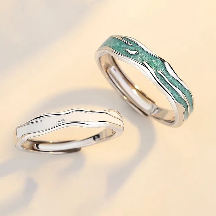 Chongqing Gold Store S925 Silver Rings Unisex-4
