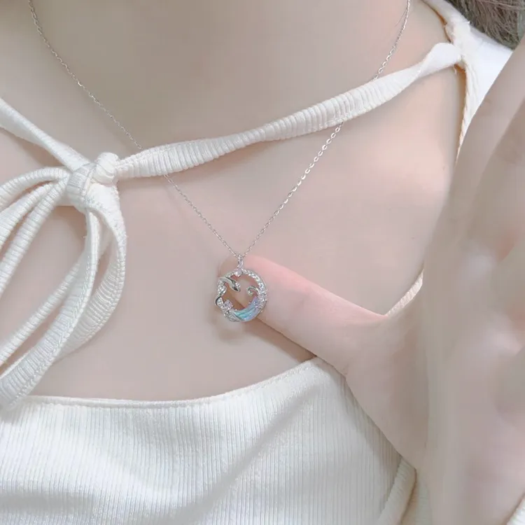 Chongqing Gold Store S925 Silver Necklaces Women's-1