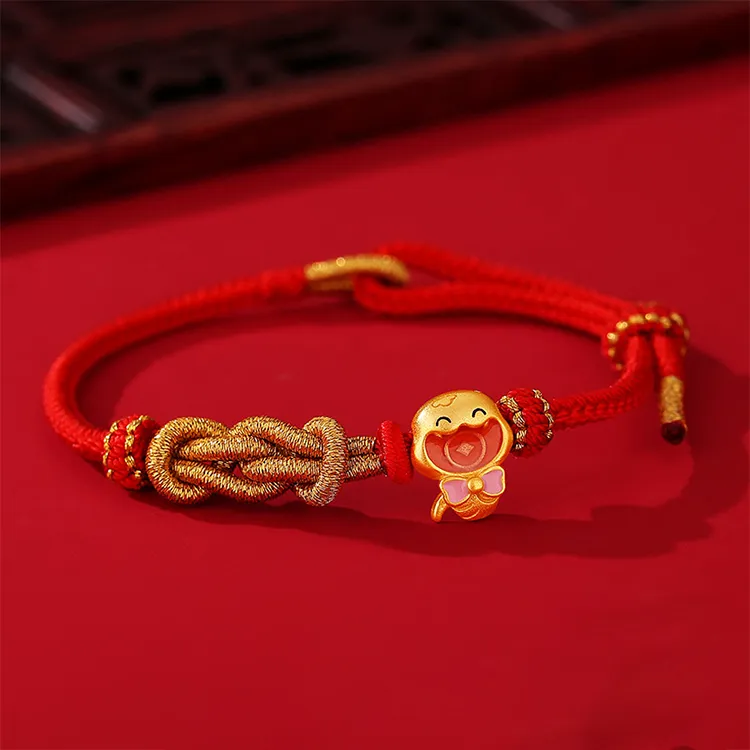 Chongqing Gold Store S925 Silver Bracelets Women's-5