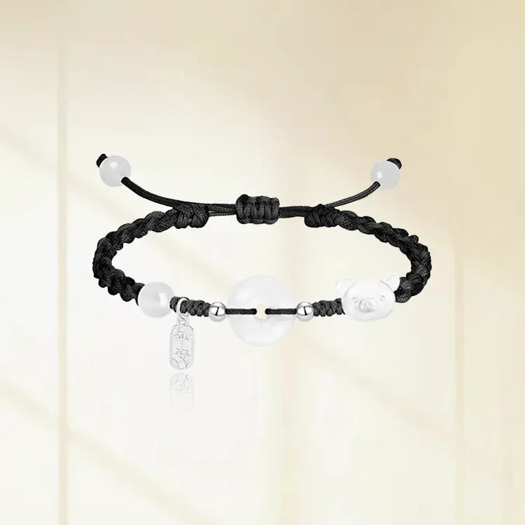 Chongqing Gold Store Colored Glaze Bracelets Unisex-2