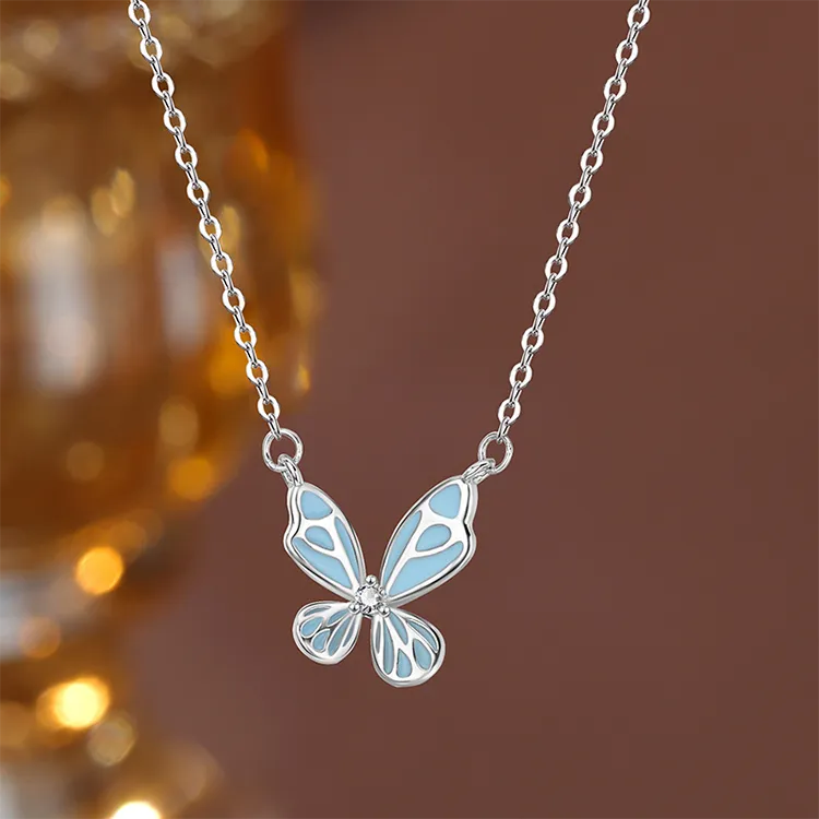 Chongqing Gold Store S999 Fine Silver Necklaces Women's-2