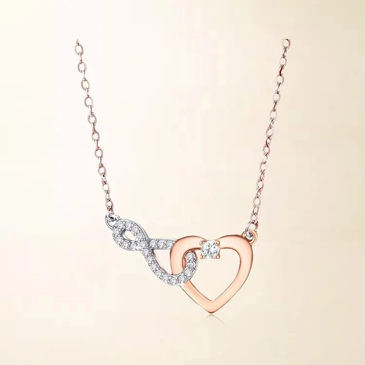 Chongqing Gold Store S925 Silver Necklaces Women's-2