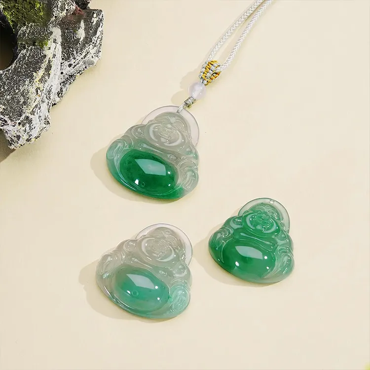 Chongqing Gold Store African Emerald Necklaces Unisex-2