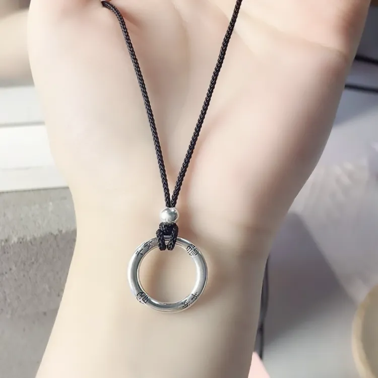 Chongqing Gold Store S999 Fine Silver Necklaces Unisex-2