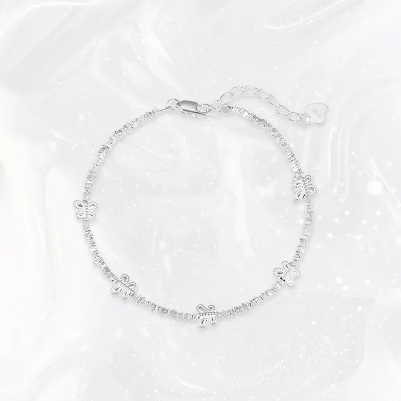 Chongqing Gold Store S925 Silver Bracelets Women's-2