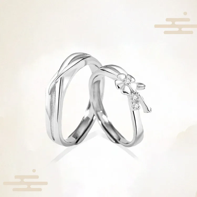 Chongqing Gold Store S925 Silver Rings Unisex-1