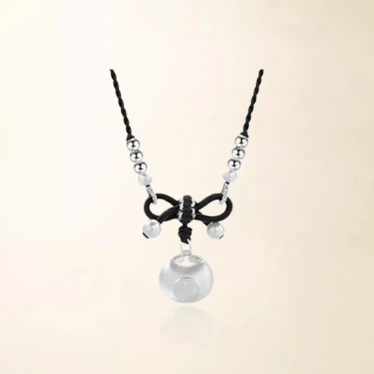 Chongqing Gold Store S999 Fine Silver Necklaces Women's-1