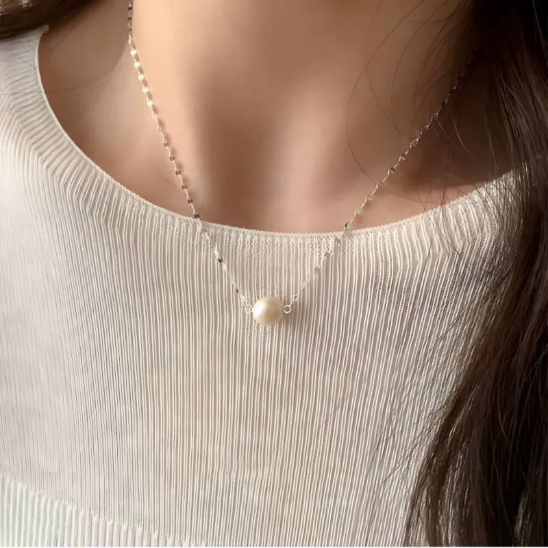 Chongqing Gold Store Shell Pearl Necklaces Women's-4