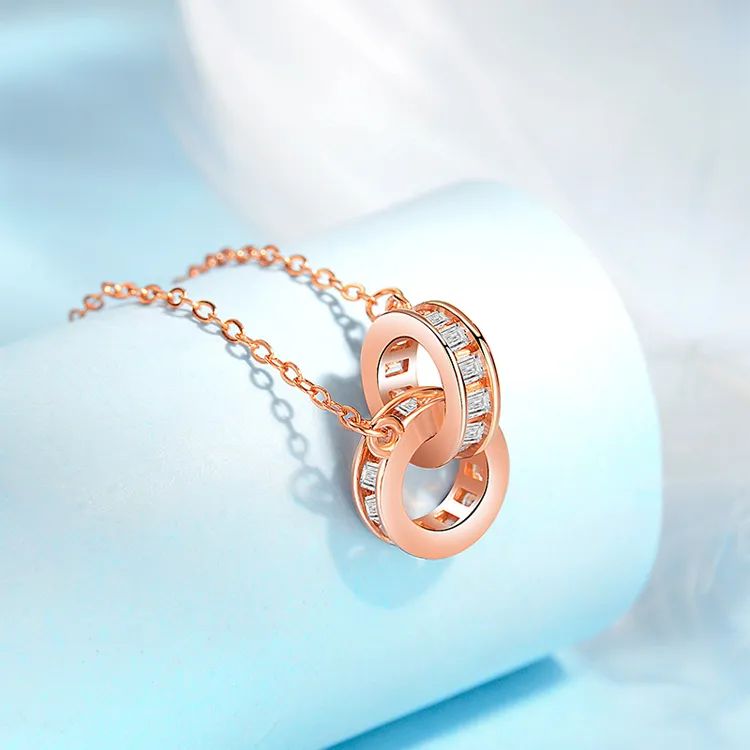 Chongqing Gold Store S925 Silver Necklaces Unisex-1