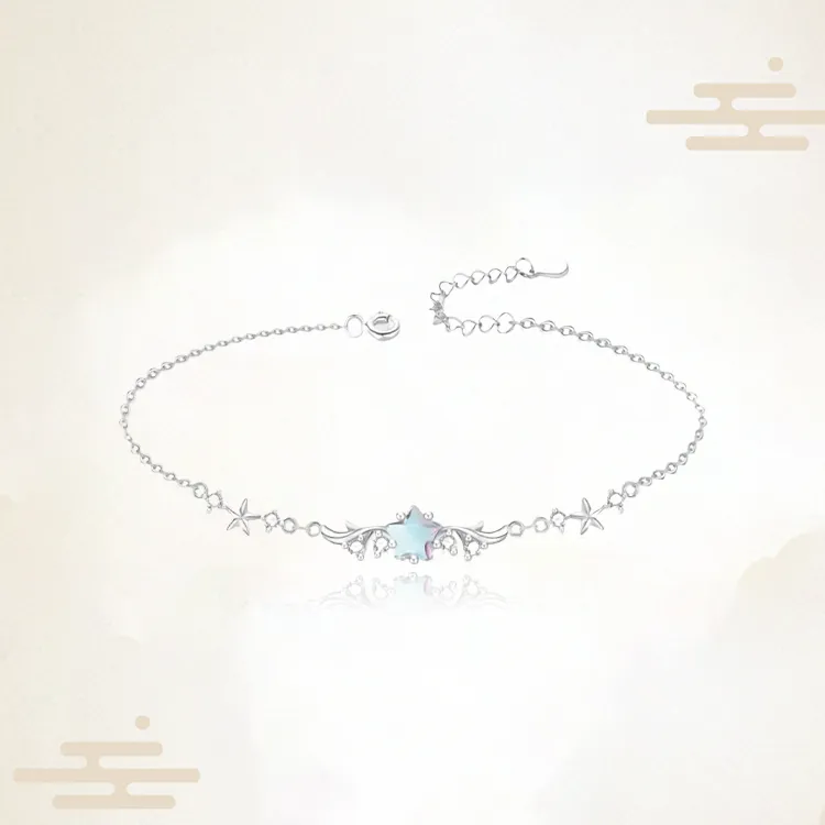 Chongqing Gold Store S925 Silver Bracelets Women's-1