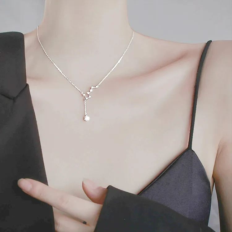 Chongqing Gold Store S925 Silver Necklaces Women's-1