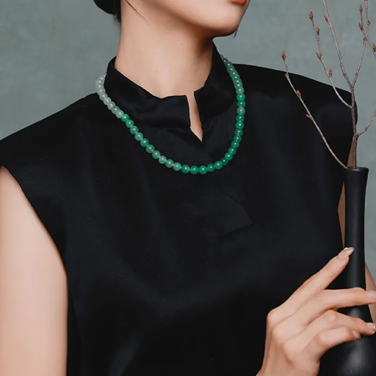 Chongqing Gold Store African Emerald Bracelets Women's-3
