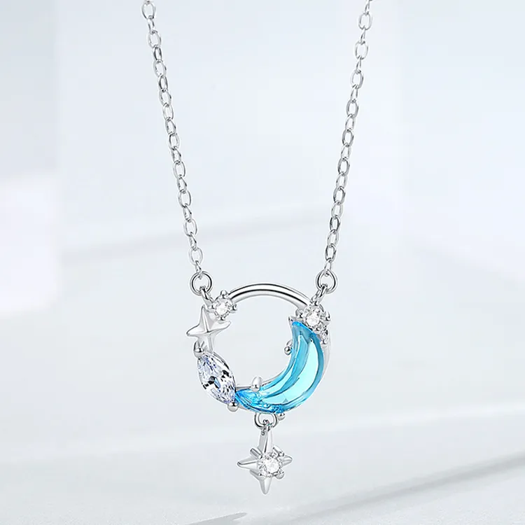 Chongqing Gold Store S925 Silver Necklaces Women's-2