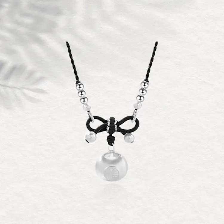 Chongqing Gold Store S999 Fine Silver Necklaces Women's-3