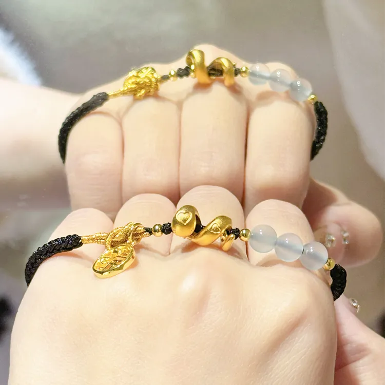 Chongqing Gold Store S 999 Fine Silver Bracelets Unisex-3