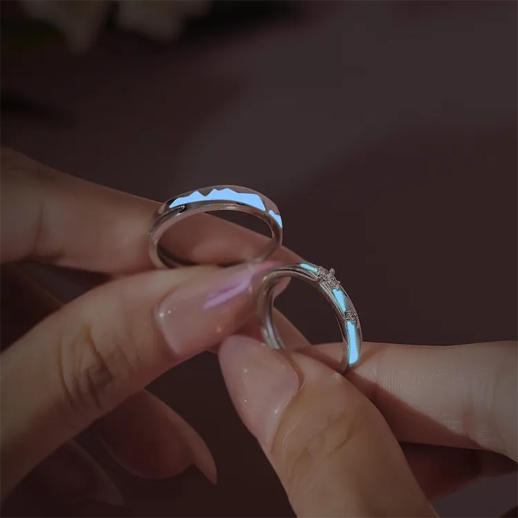 Chongqing Gold Store S925 Silver Rings Unisex-2