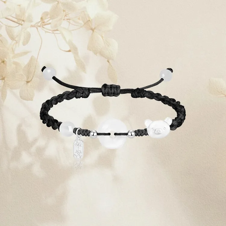 Chongqing Gold Store Colored Glaze Bracelets Unisex-1