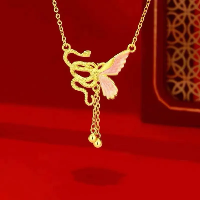 Chongqing Gold Store S999 Fine Silver Necklaces Women's-1