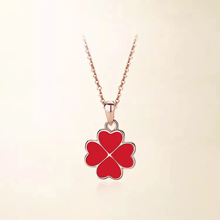 Chongqing Gold Store S925 Silver Necklaces Women's-3