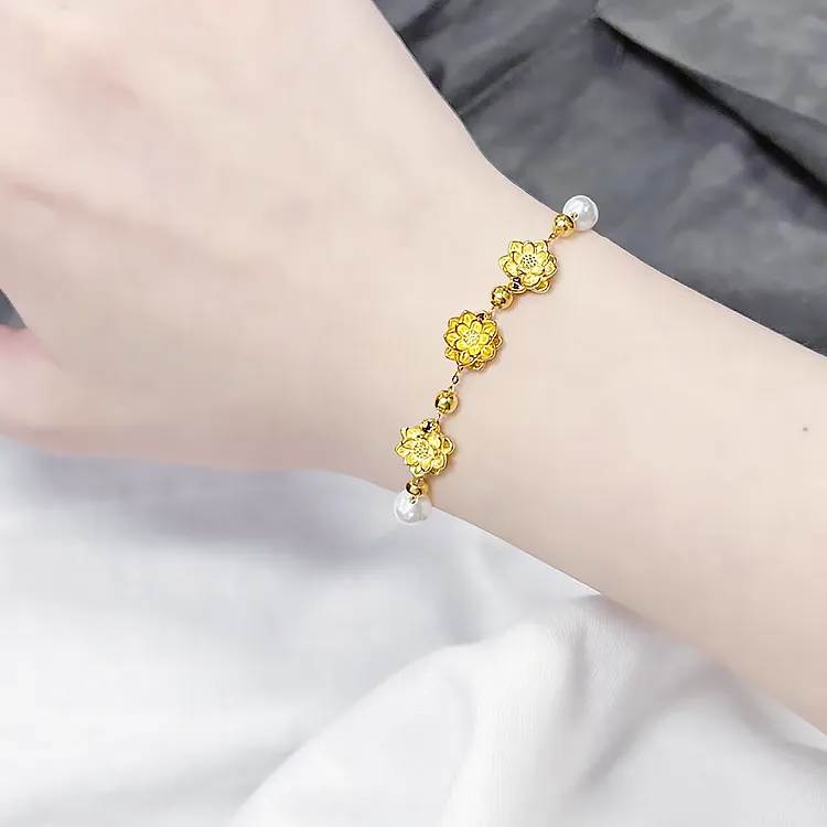 Chongqing Gold Store S990 Silver Bracelets Women's-5
