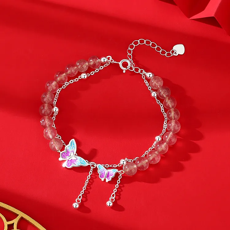 Chongqing Gold Store S925 Silver Bracelets Women's-2