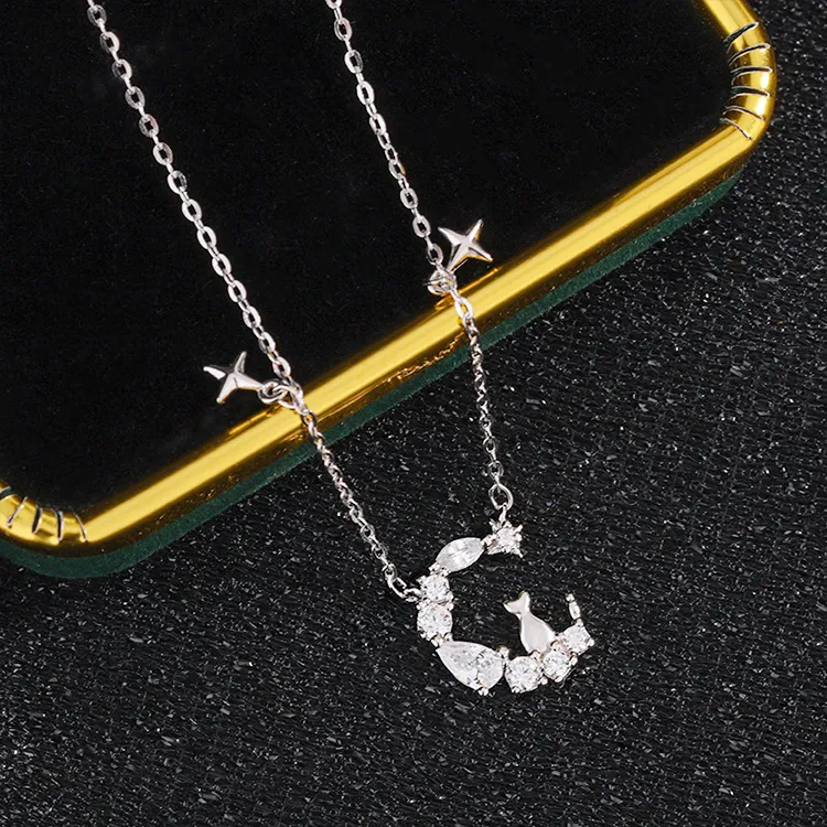 Chongqing Gold Store S999 Fine Silver Necklaces Women's-3