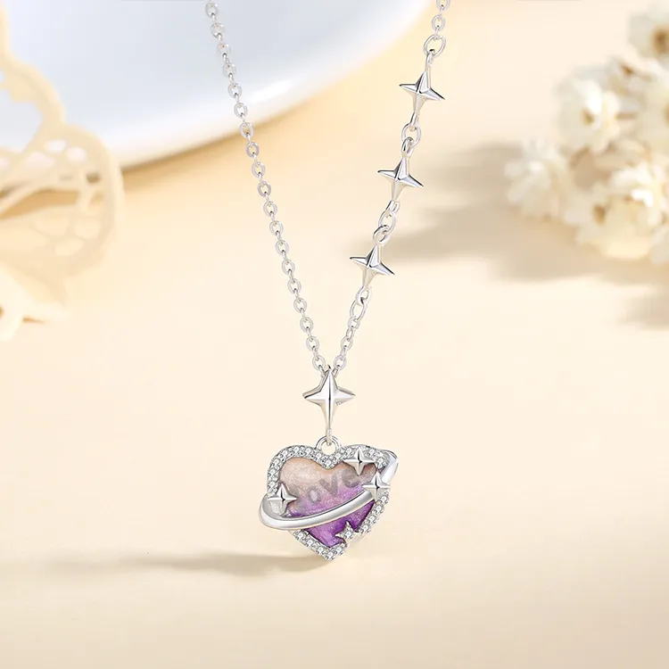 Chongqing Gold Store S925 Silver Necklaces Women's-2