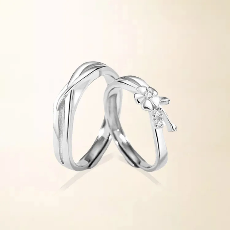 Chongqing Gold Store S925 Silver Rings Unisex-2