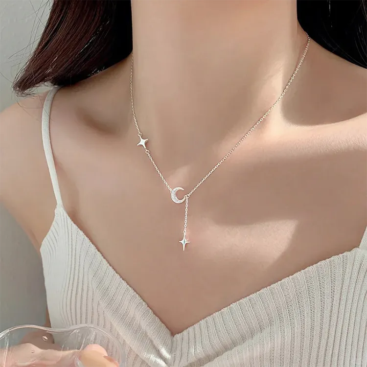 Chongqing Gold Store S925 Silver Necklaces Women's-2
