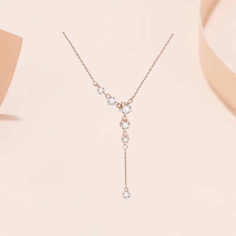 Chongqing Gold Store S925 Silver Necklaces Women's-3