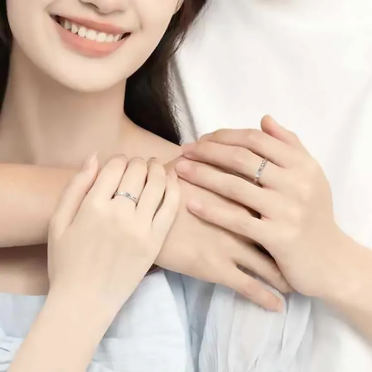 Chongqing Gold Store S999 Fine Silver Rings Unisex-2
