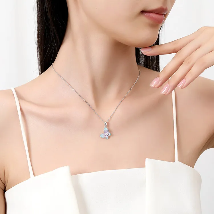 Chongqing Gold Store S925 Sterling Silver/Shell Pearl Necklaces Women's-3