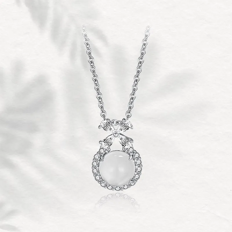 Chongqing Gold Store Chalcedony Necklaces Women's-1
