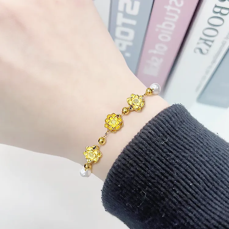 Chongqing Gold Store S990 Silver Bracelets Women's-4