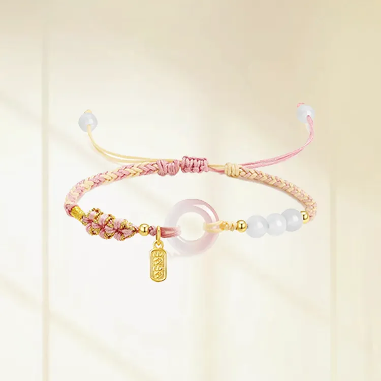 Chongqing Gold Store Chalcedony Bracelets Unisex-4