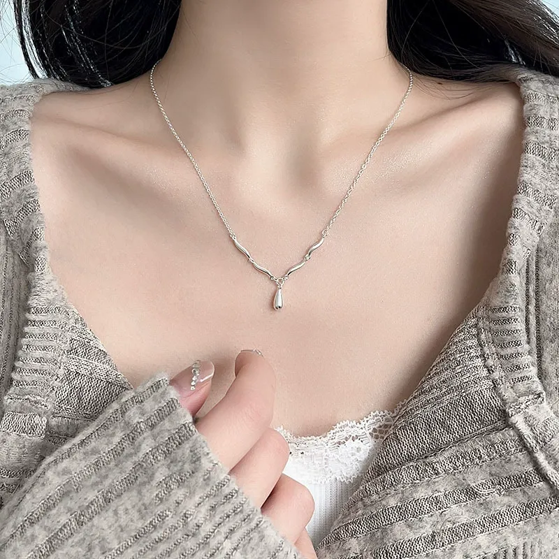 Chongqing Gold Store S925 Silver Necklaces Women's-2