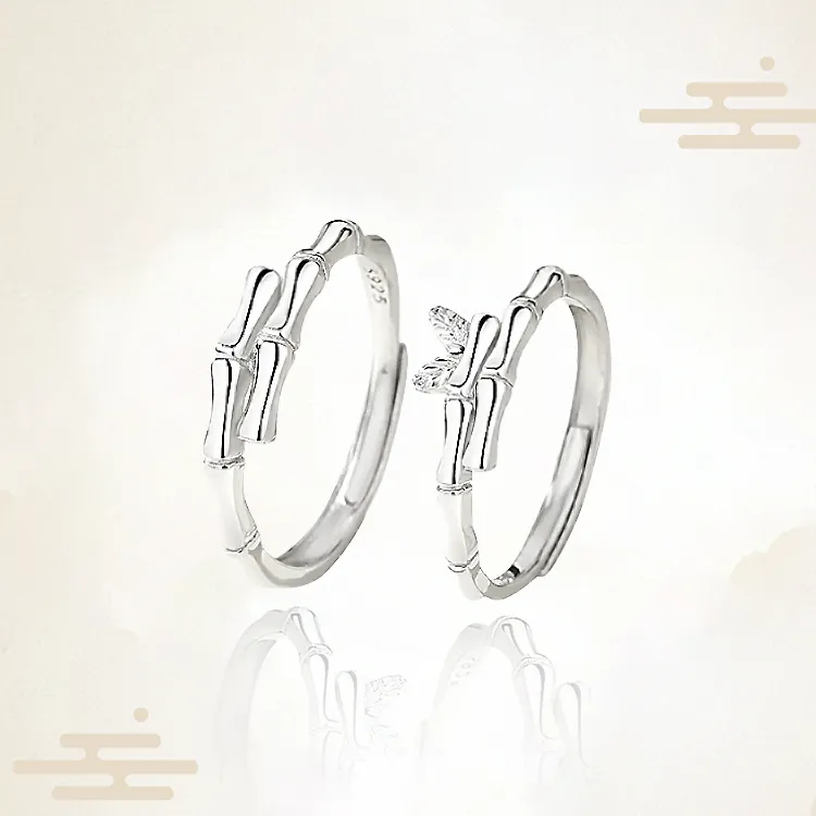 Chongqing Gold Store S925 Silver Rings Women's-2