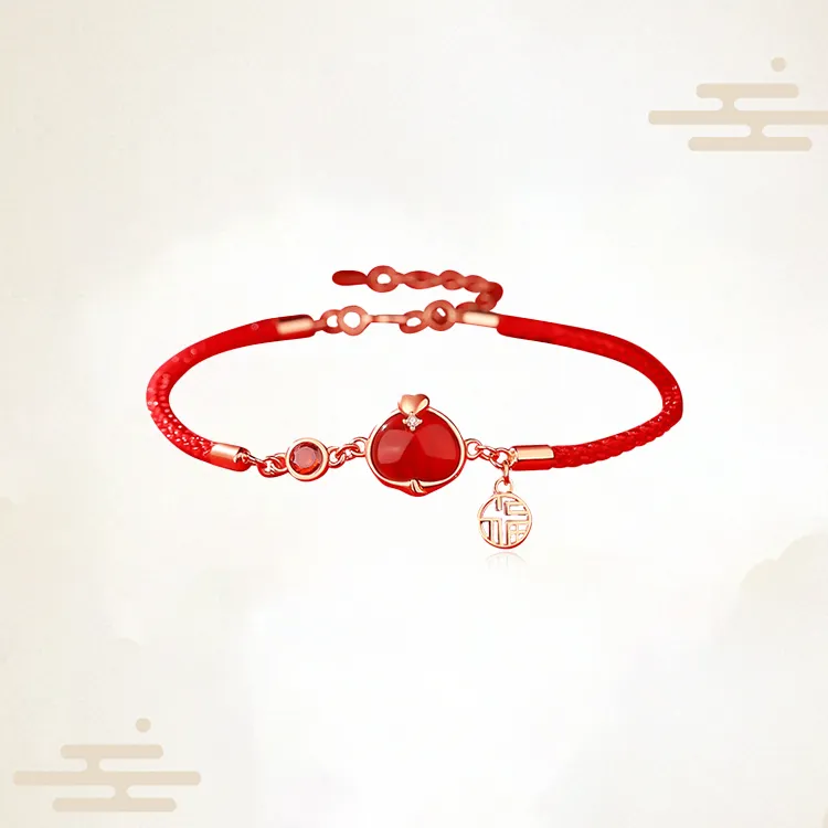 Chongqing Gold Store Agate Bracelets Women's-3