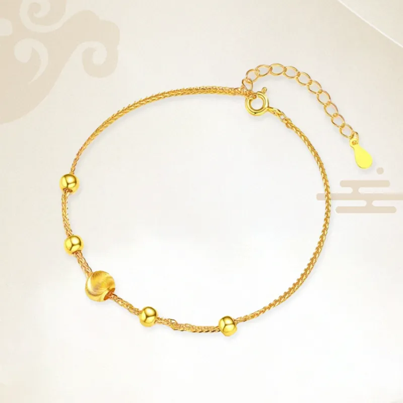 Chongqing Gold Store S925 Silver Bracelets Women's-2